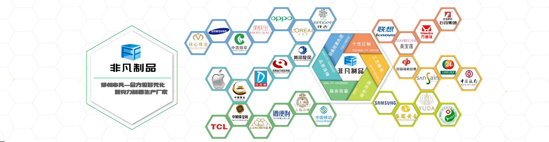 鄭州非凡十年專(zhuān)注亞克力制品加工、亞克力展示架定制,先后服務(wù)于VIVO、三星、丹尼斯等知名品牌企業(yè)!